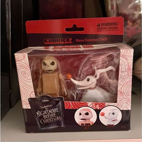 The Nightmare Before Christmas - Jack in Pajamas Medicom Zero Kubrick 2-Pack NIB - Picture 1 of 6
